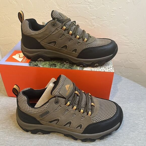 New Ozark Trail Mens Hiker Shoes Size 8 Waterproof, Rubber Outsole Taupe - Picture 5 of 16